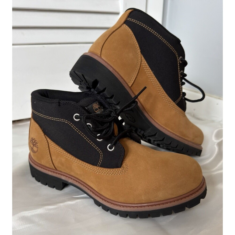Mens Timberland Mid Lace-Up Chukka Wheat Boots Multicolor Size 7.5